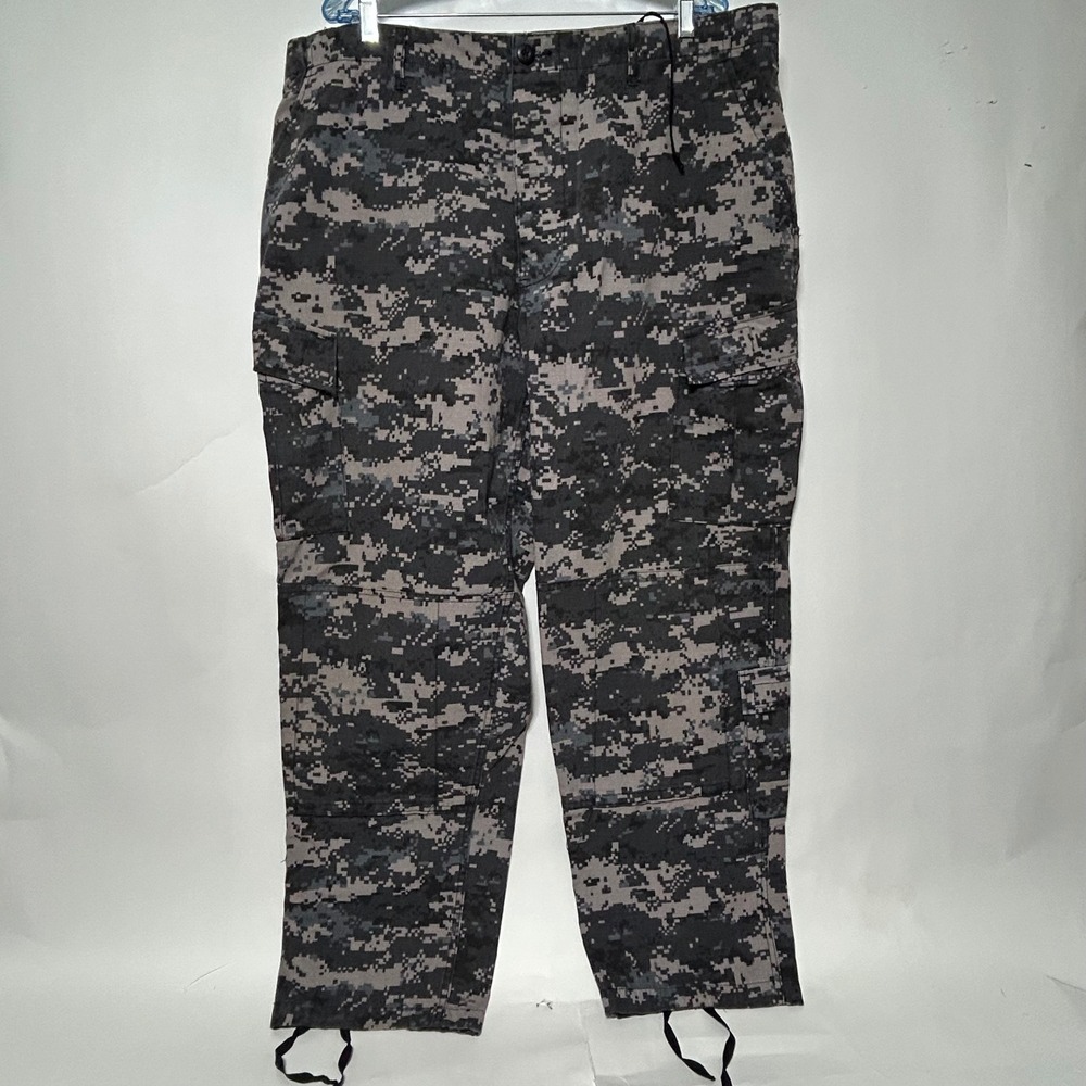 Propper ACU Trouser Mens XL Long Grey Digital Camo Ripstop Cargo Tactical Pants‎